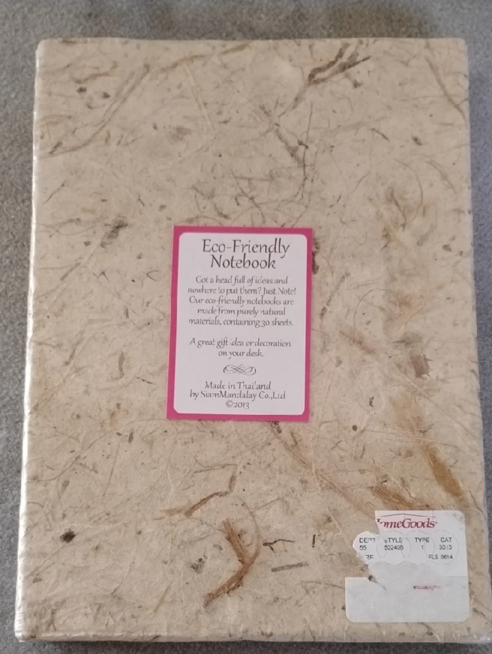 D- NWT Eco Frieni Grocery List Notepad with Wood Pencil